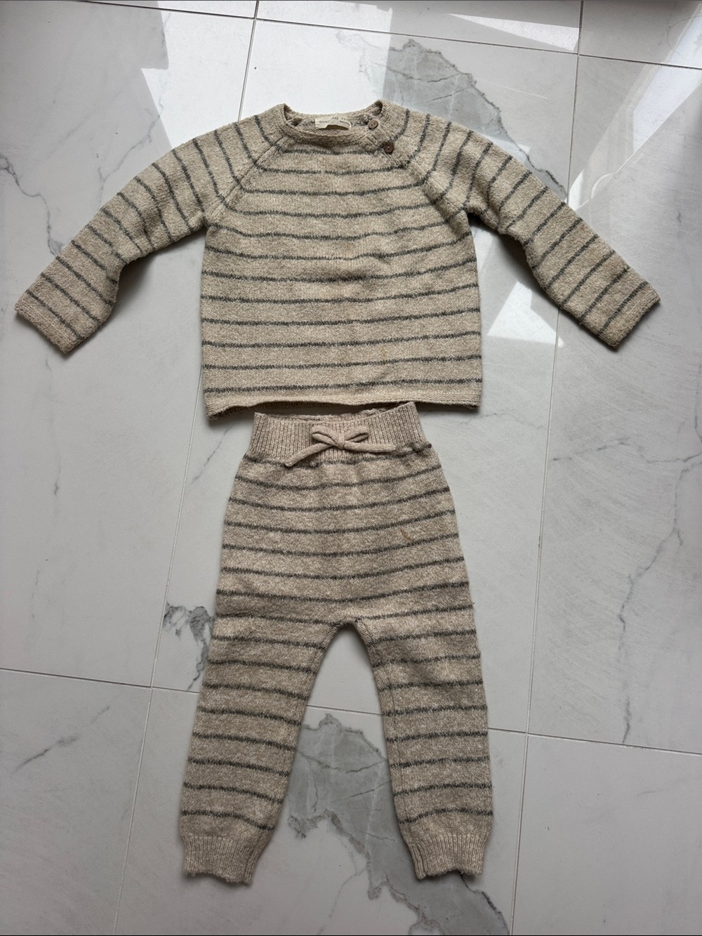 Quincy Mae sweater and pants knit set